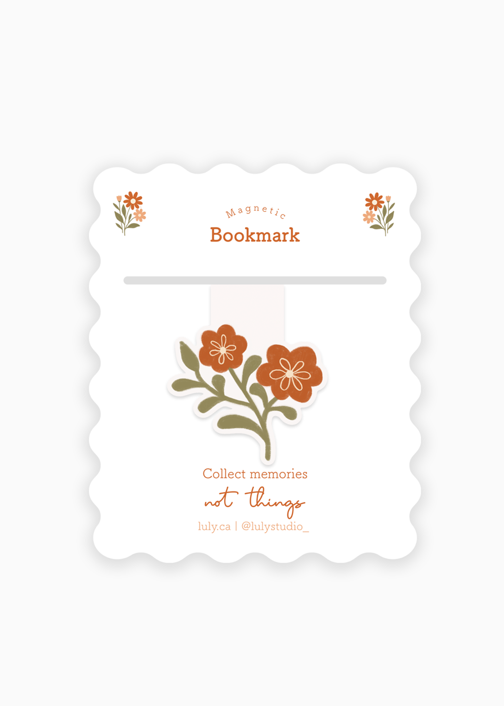 Magnetic Bookmark | Flower