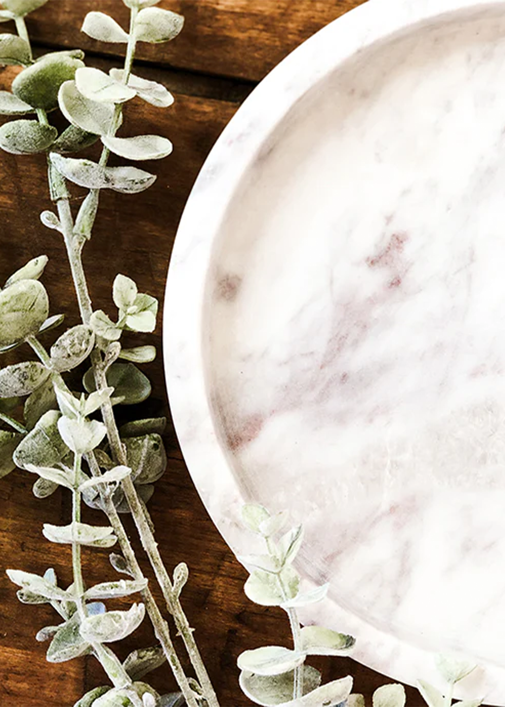 Marble Petite Round Tray