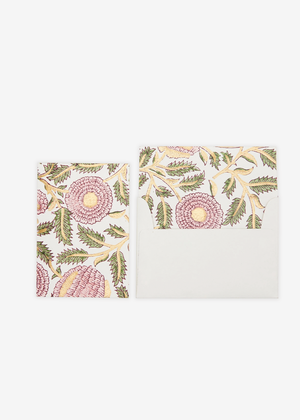 Block Printed Card