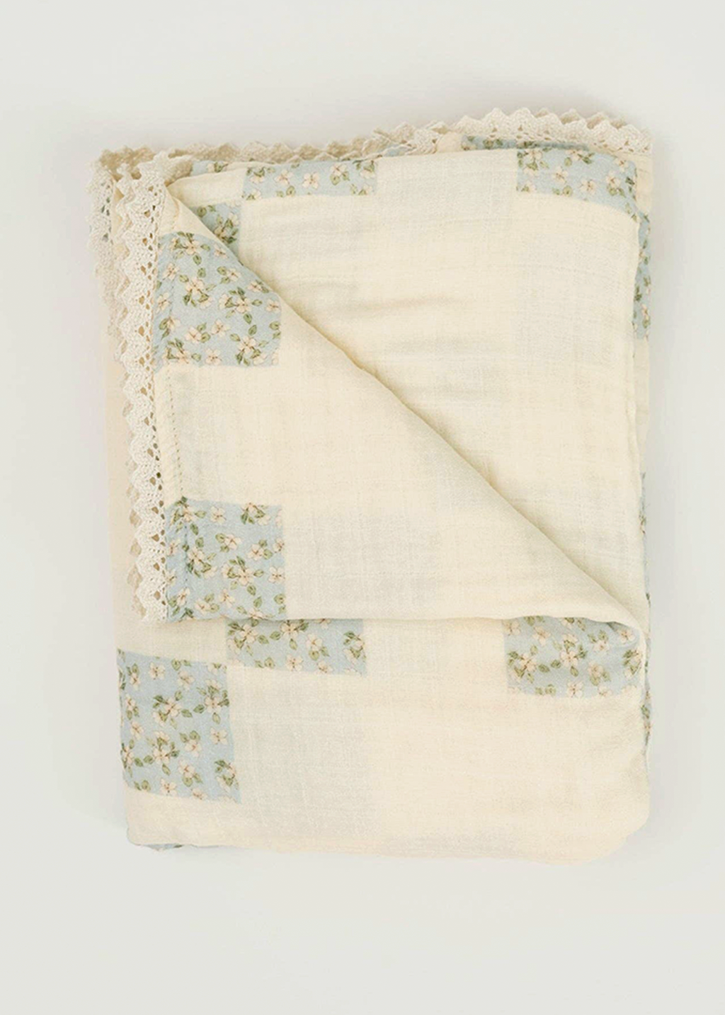 6-Layer Muslin Cover | Blue Printed Quilt Model
