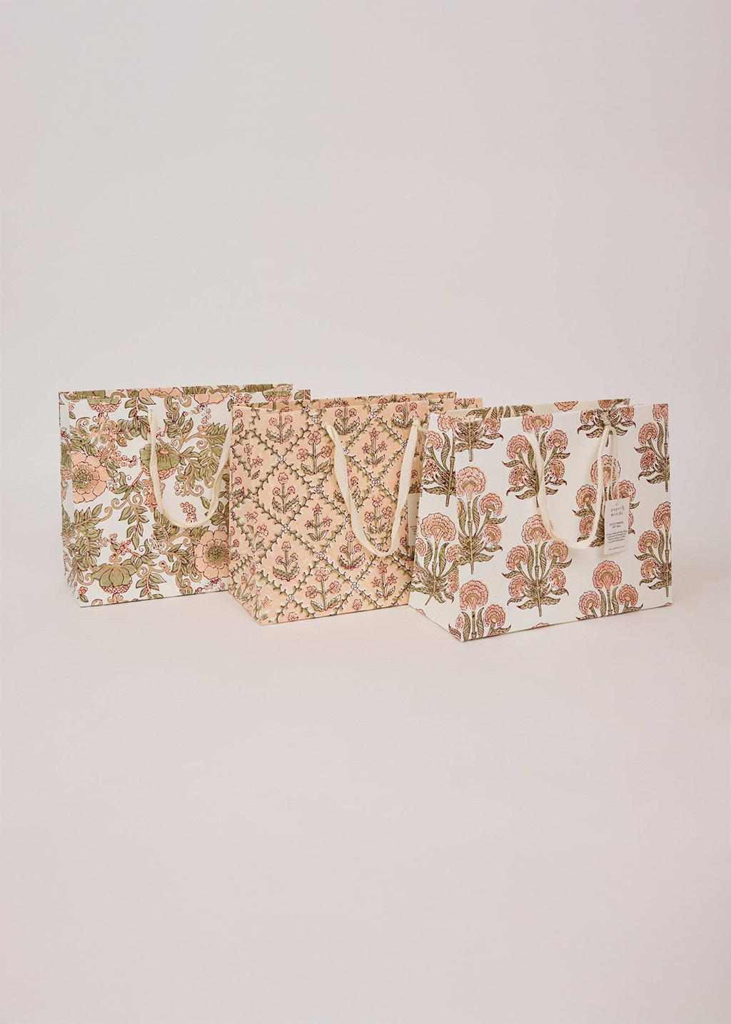 Block Print Gift Bag | Terracotta (M)