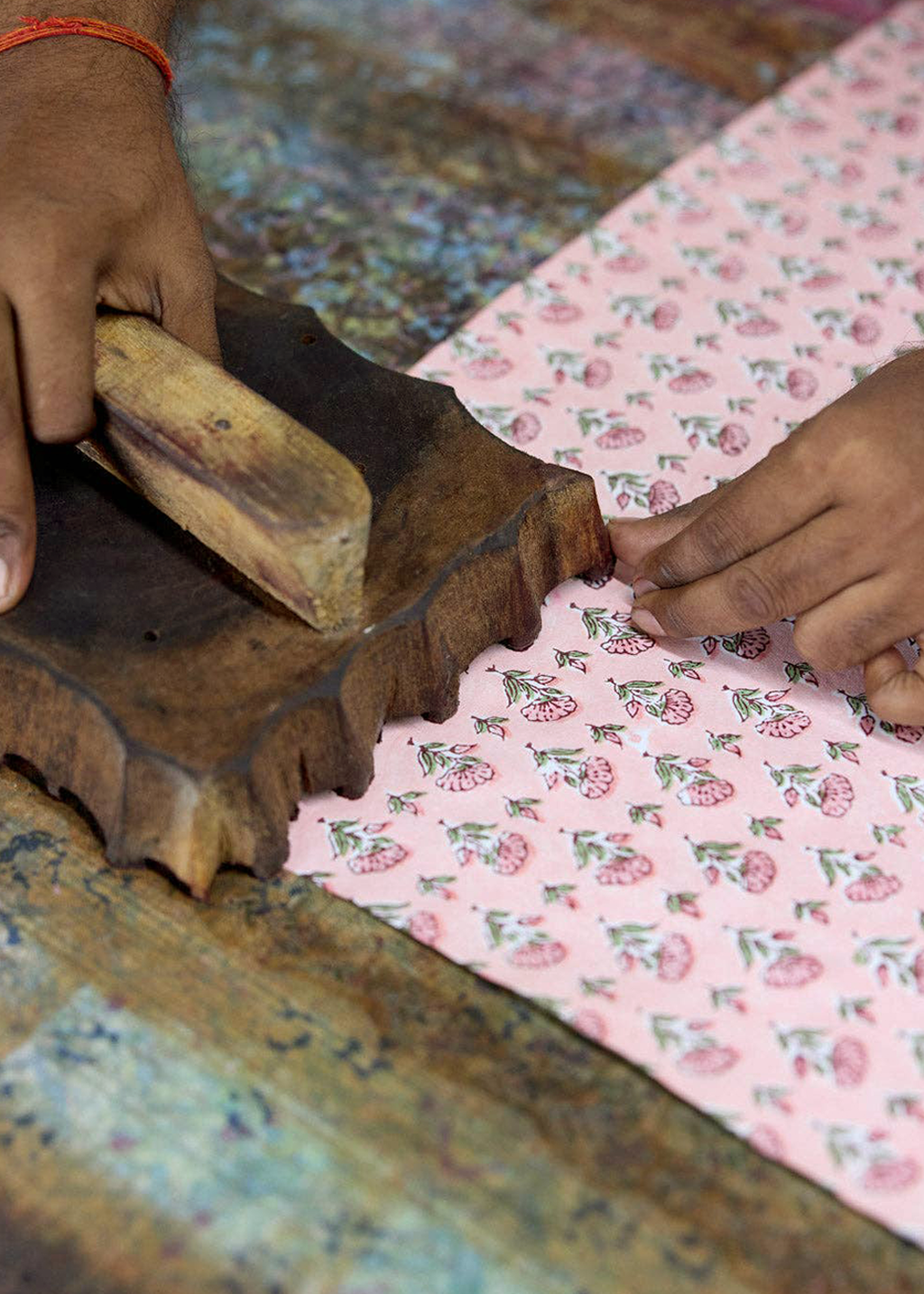 Block Print Gift Bag | Blush Refresh (S)
