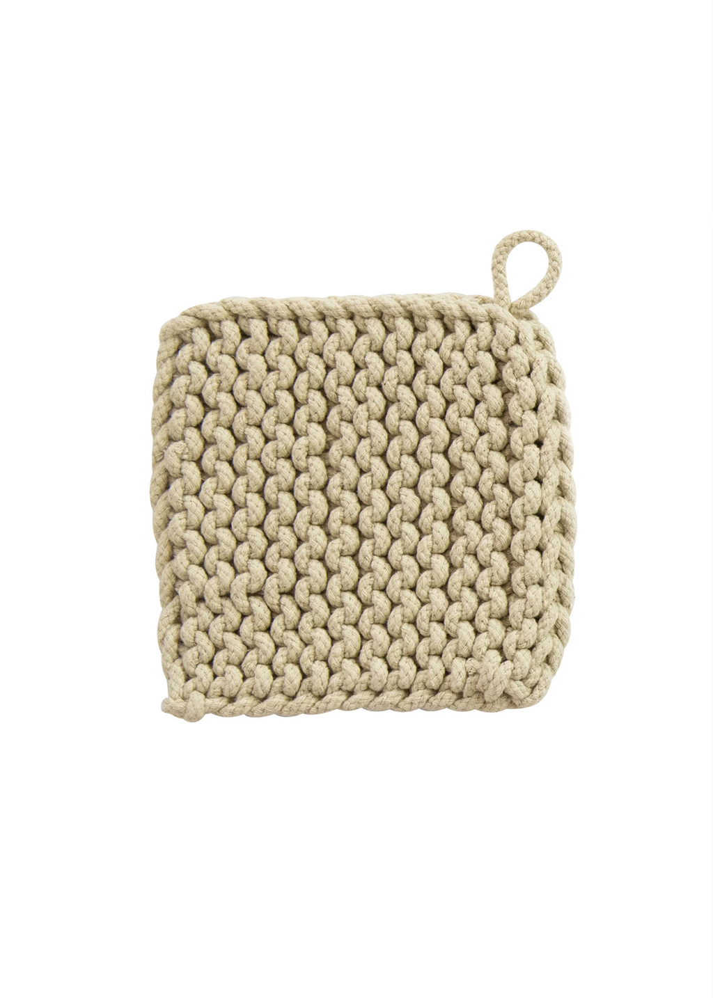 Square Cotton Crocheted Pot Holder
