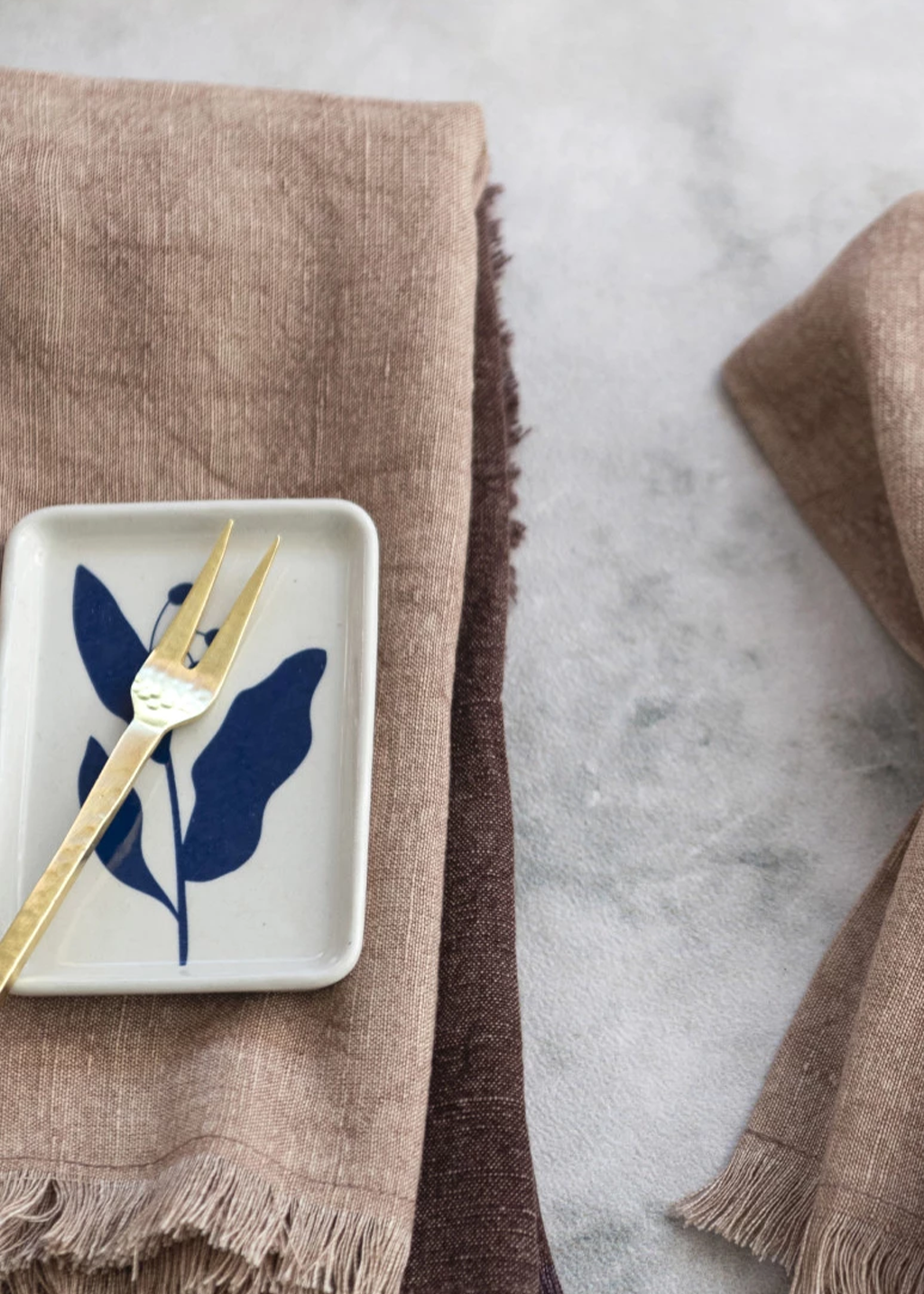 Decorated Stoneware Plate