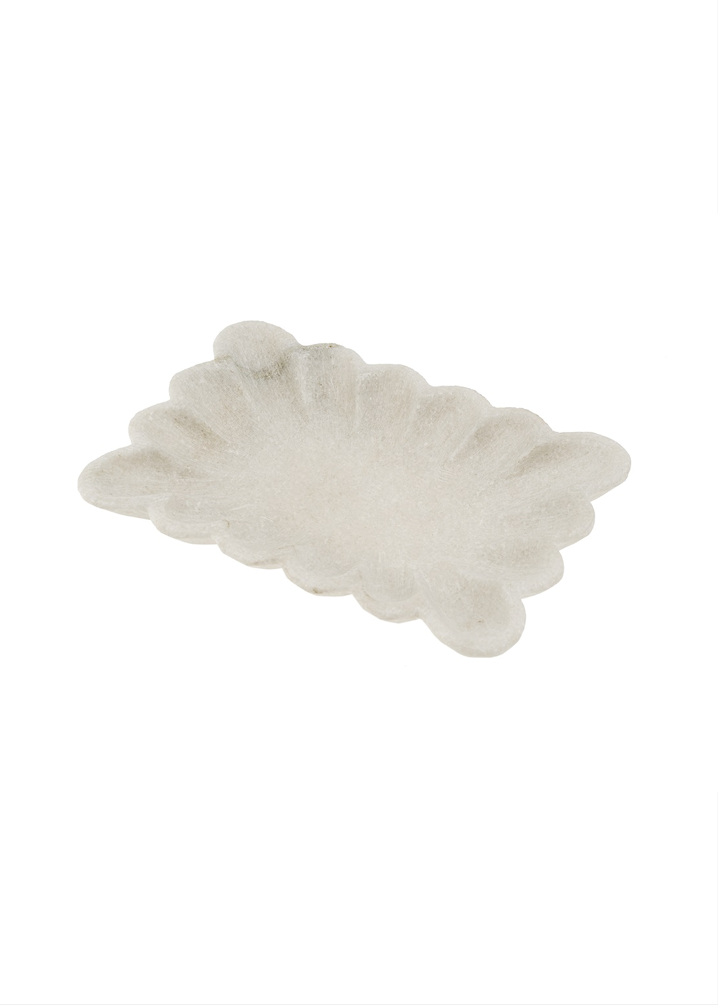 Scalloped Marble Dish