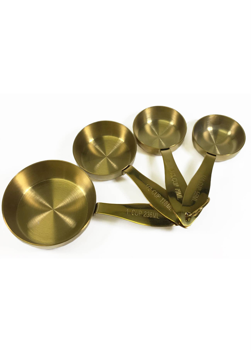 Gold Measuring Cup Set