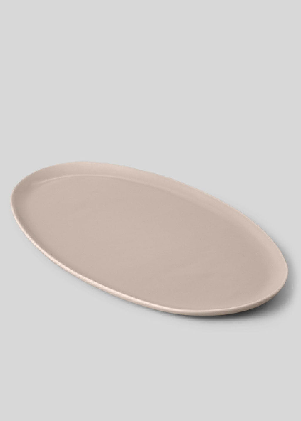 The Oval Serving Platter Desert Taupe
