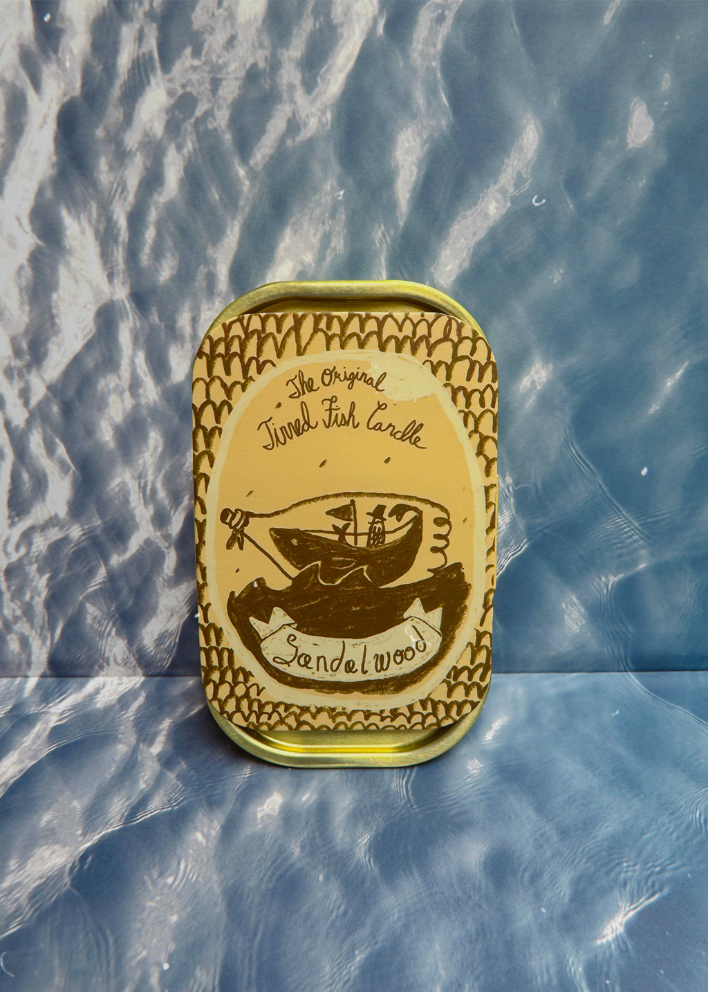 Tinned Fish Candle | Sandalwood Woodsy Scent