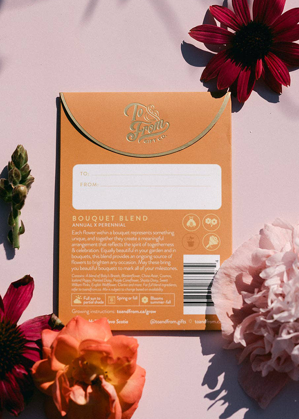 Grow Your Own Bouquet Seed Packet