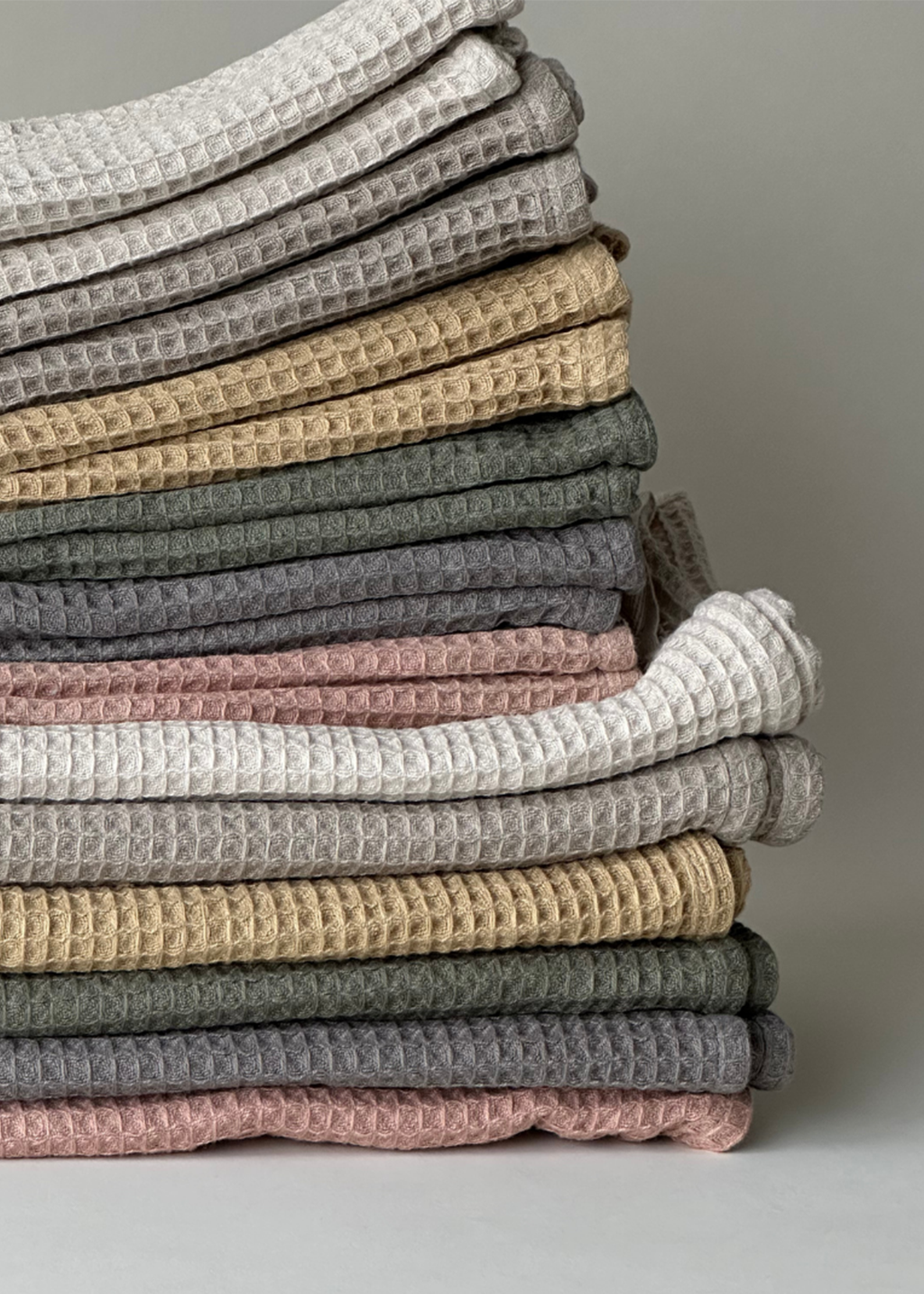 North Tea Towel | Steel