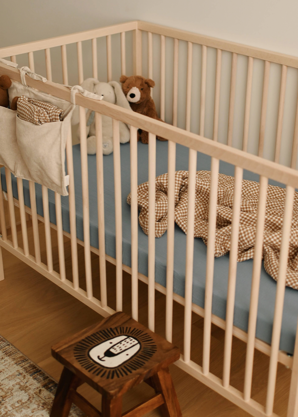 Minika 6-Layer Muslin Quilt | Vichy Brown Gingham
