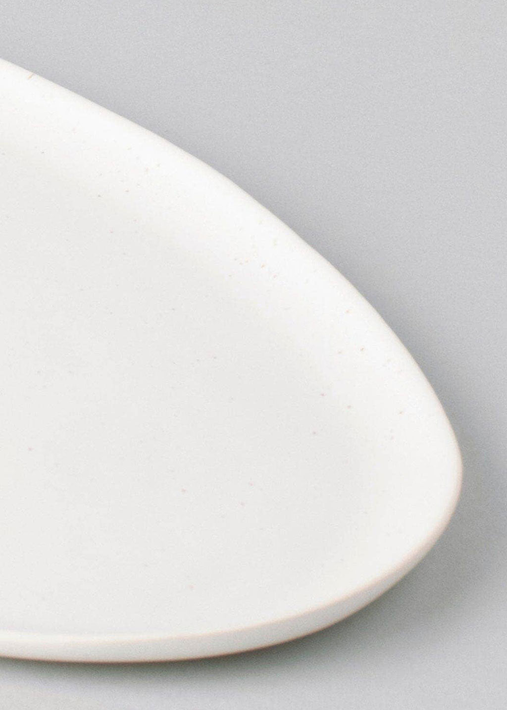 The Oval Serving Platter | Speckled White