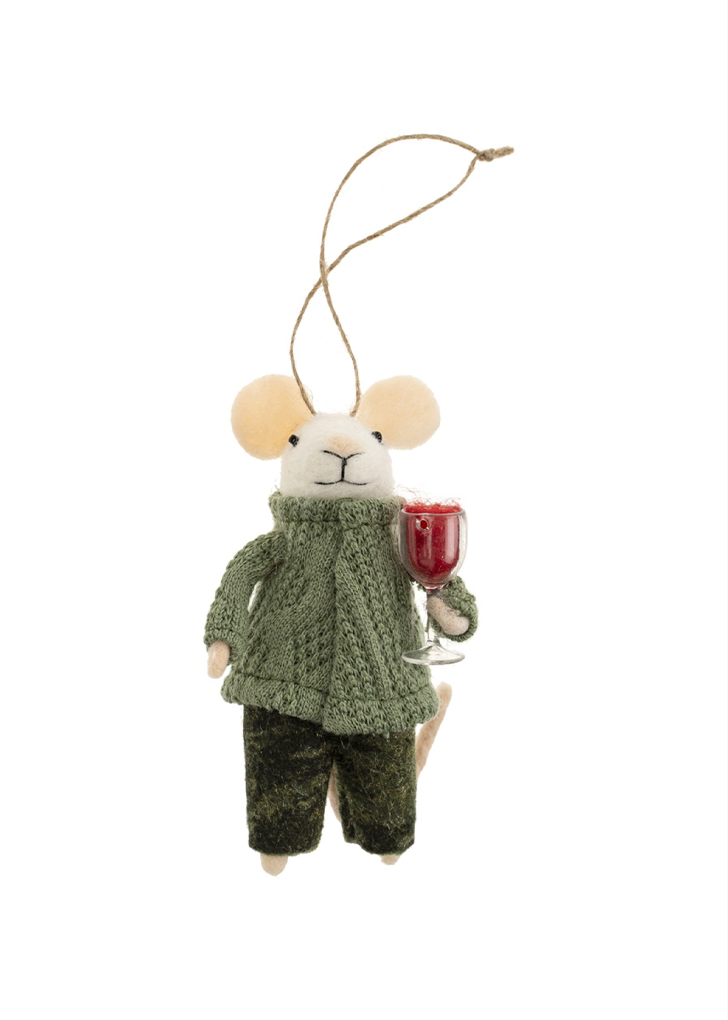 Mouse Ornament | Wine Watson