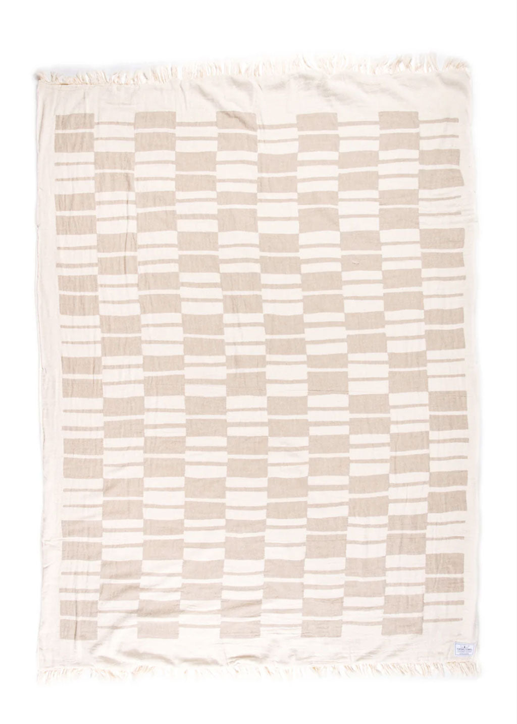 The Vance Fleece Throw | Beige