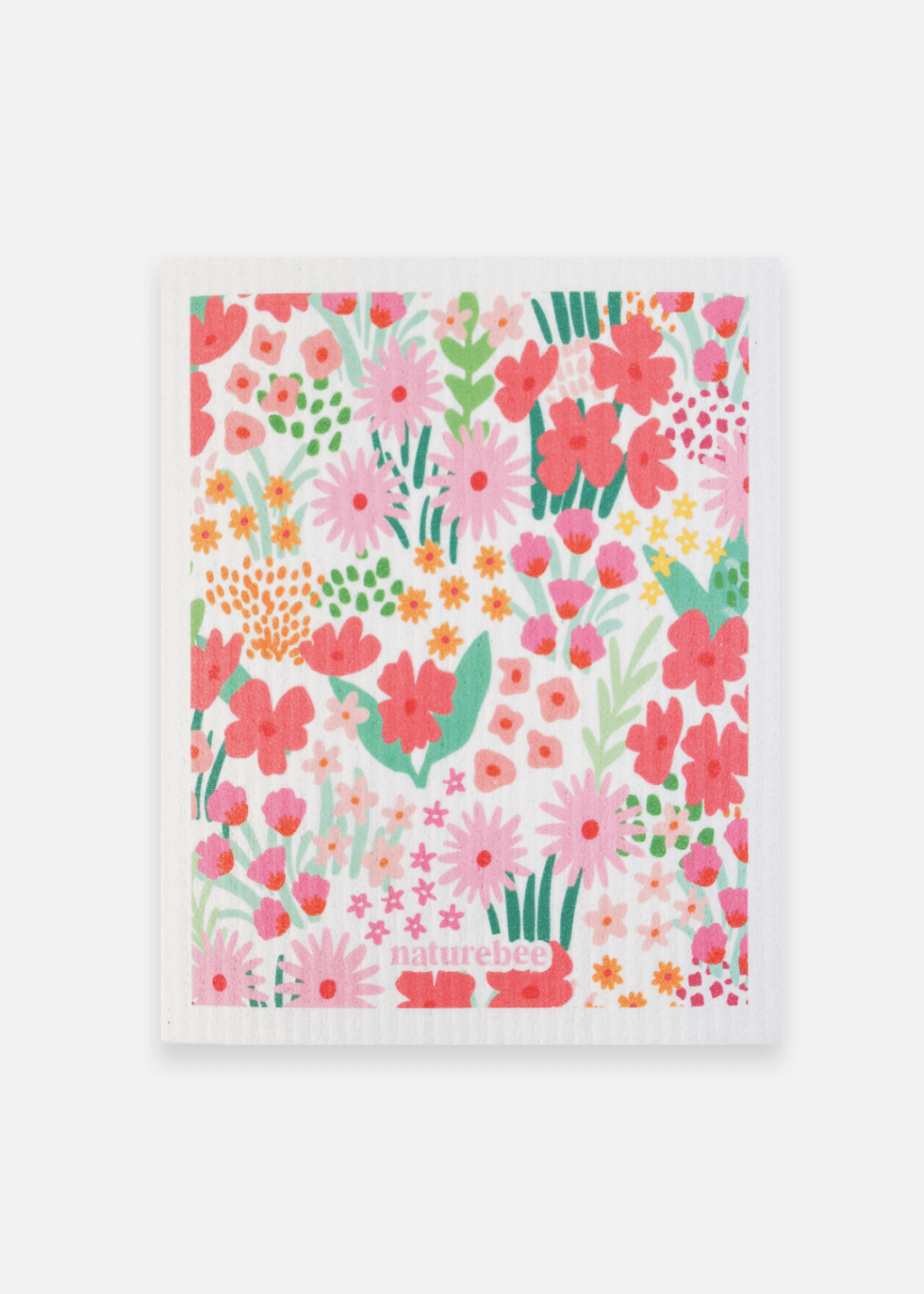 Sponge Cloth | Floral Pink