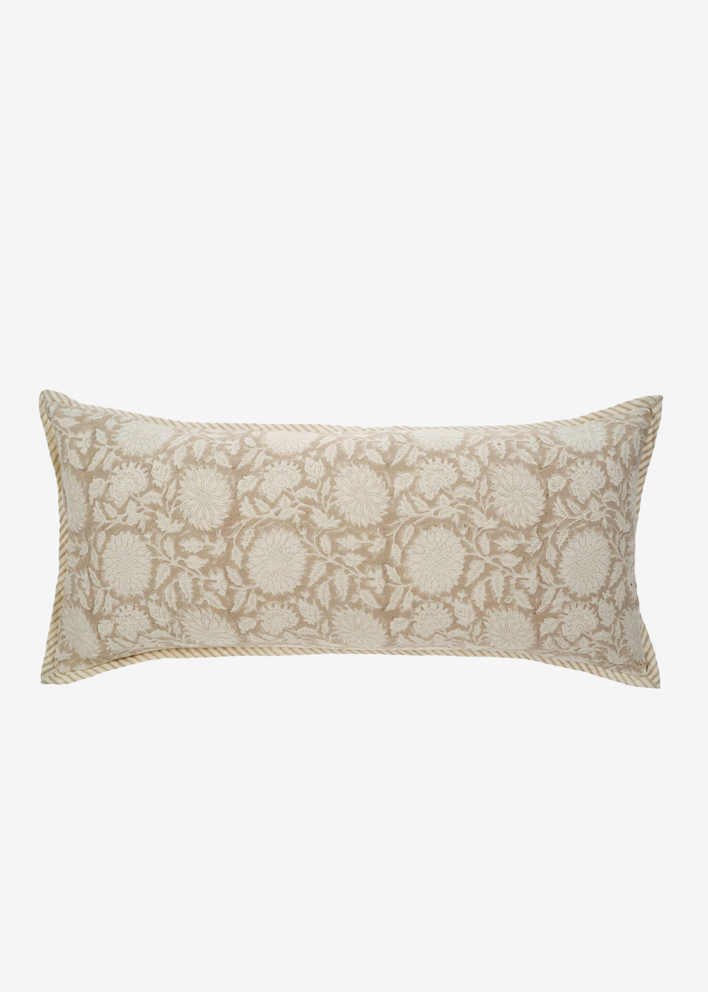 14x31 Maeve Block Print Pillow | Sand