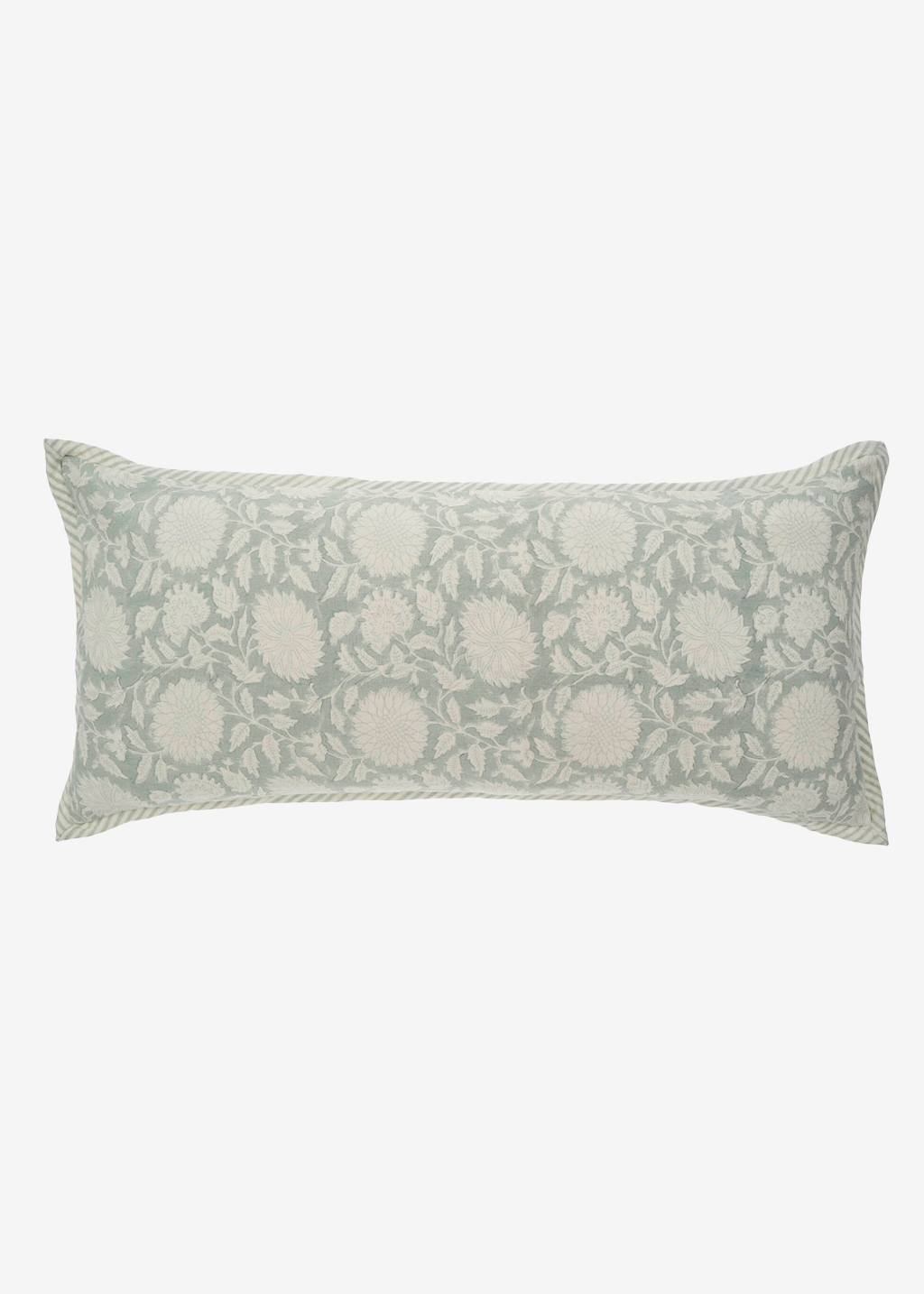 14x31 Maeve Block Print Pillow | Mist