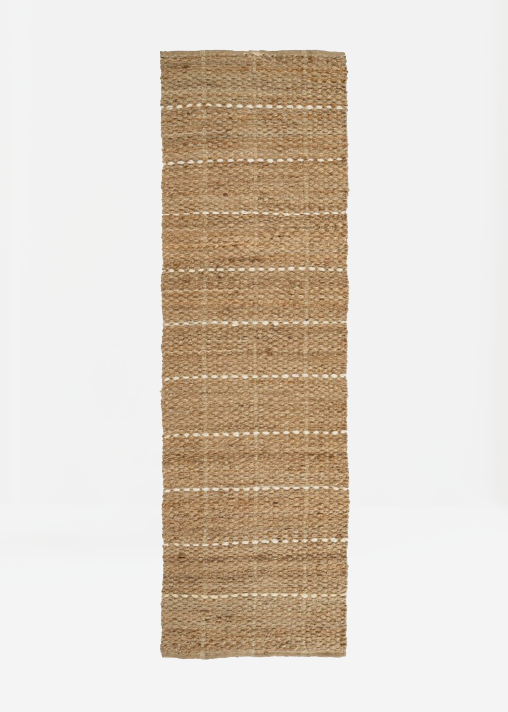 Cliffside Jute Rug 2.5x8 | White