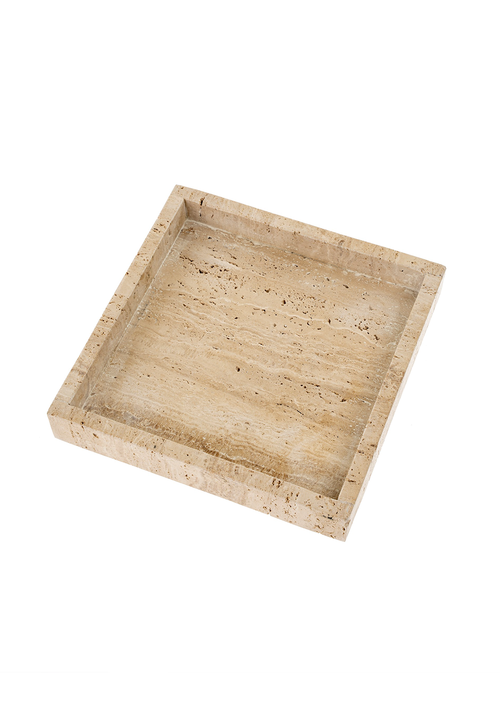 Square Travertine Tray