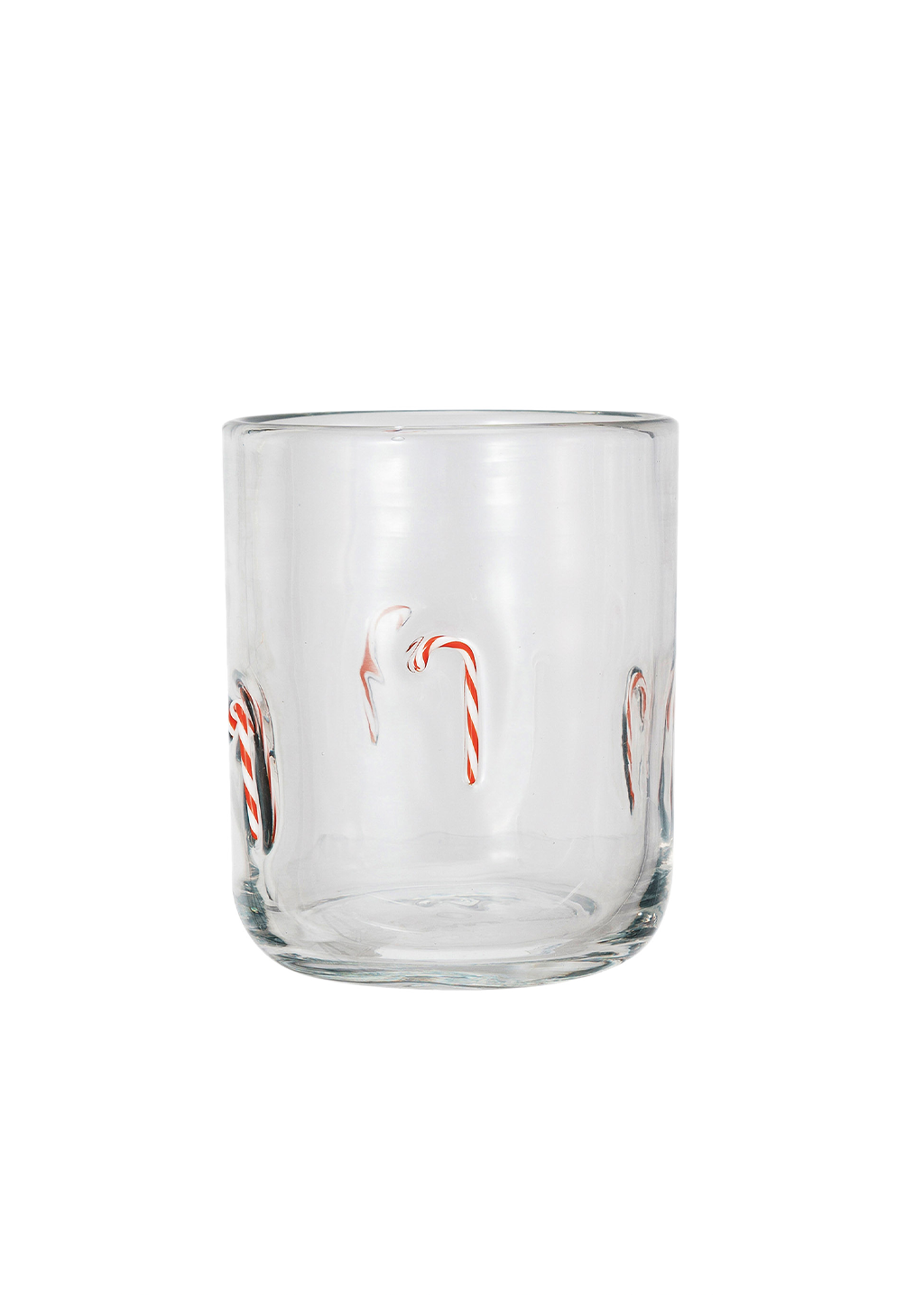 Holiday Icon Glass 16oz | Candy Cane