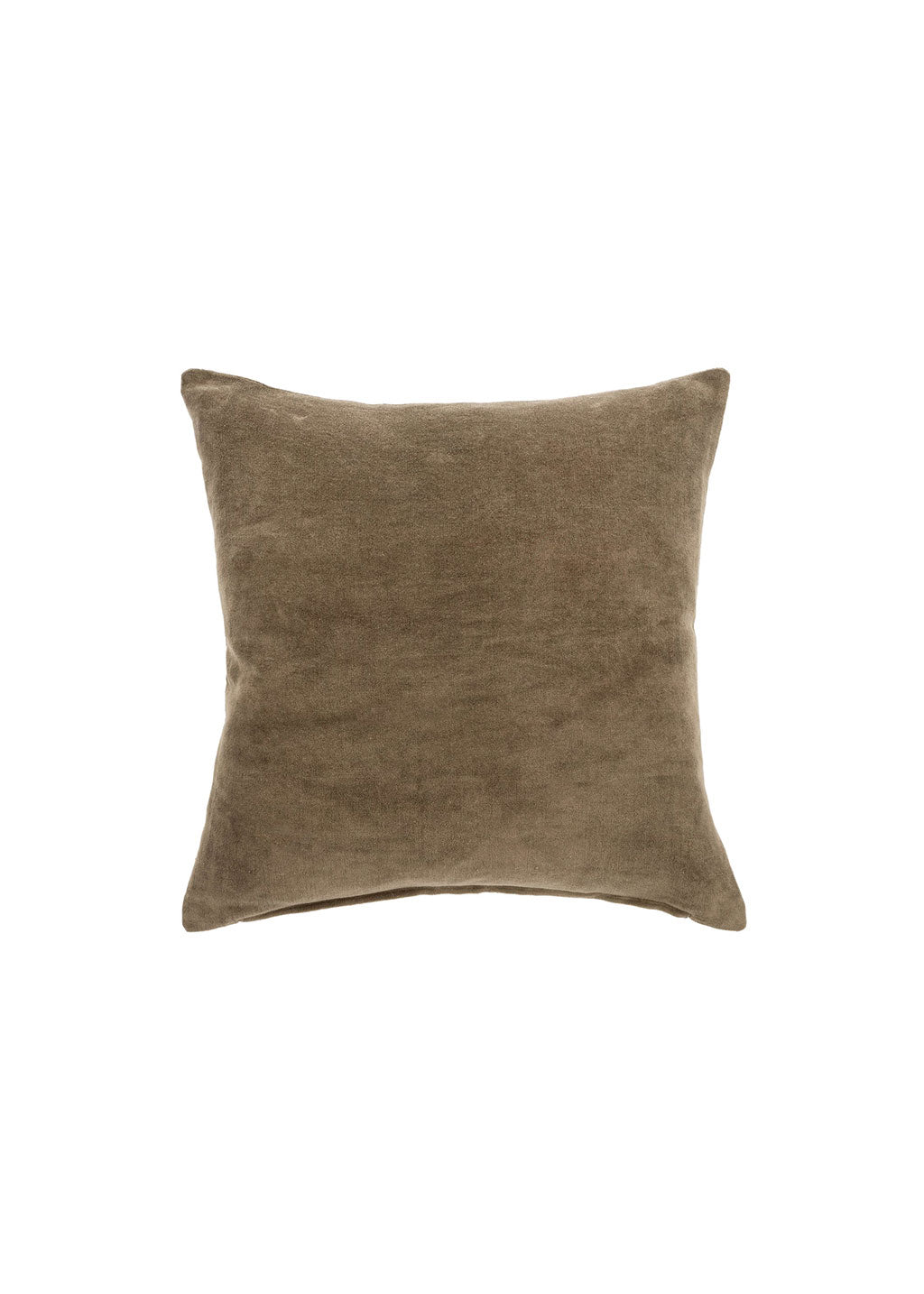 18x18 Vera Velvet Pillow | Carob