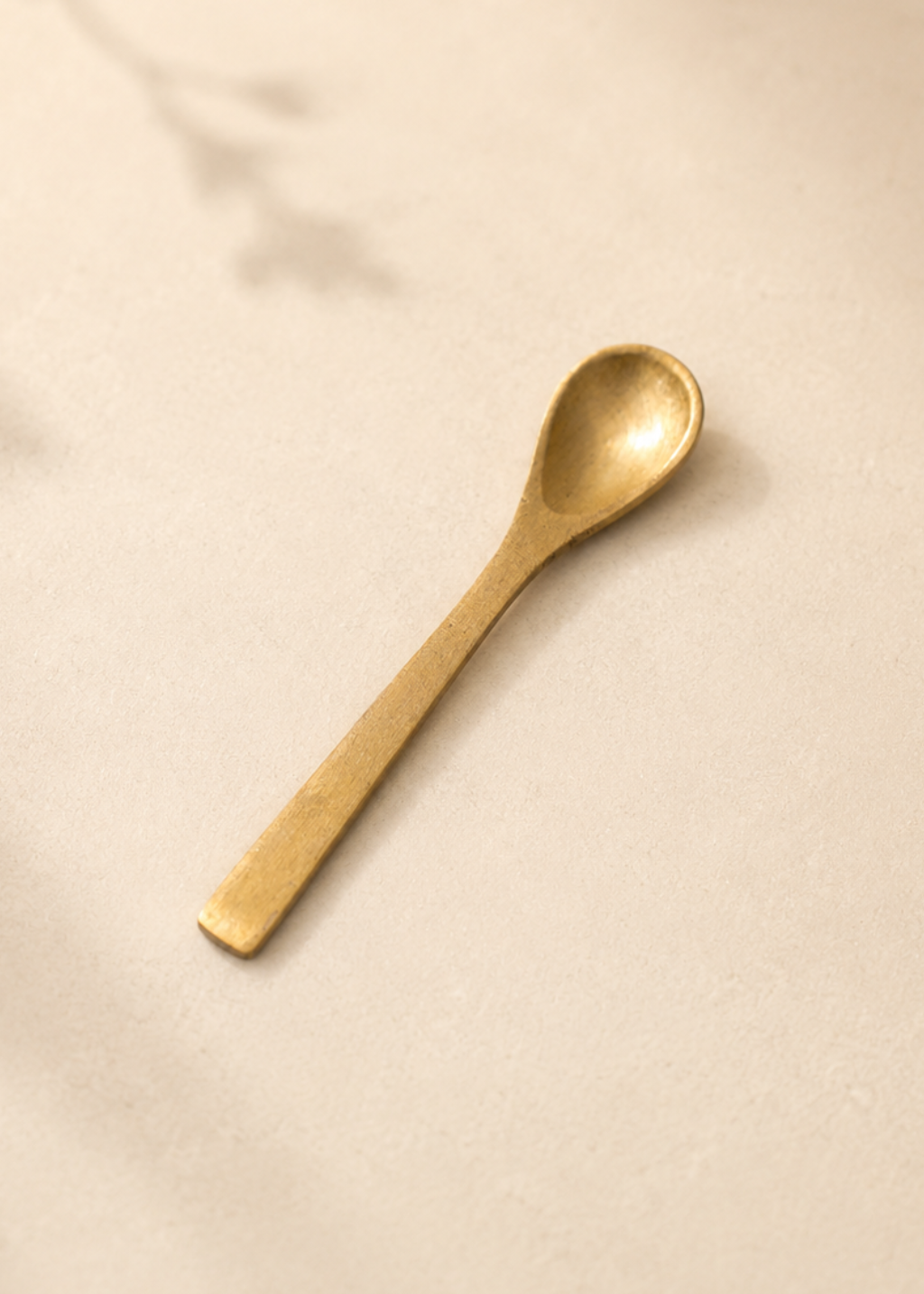 Brushed Brass Spoon