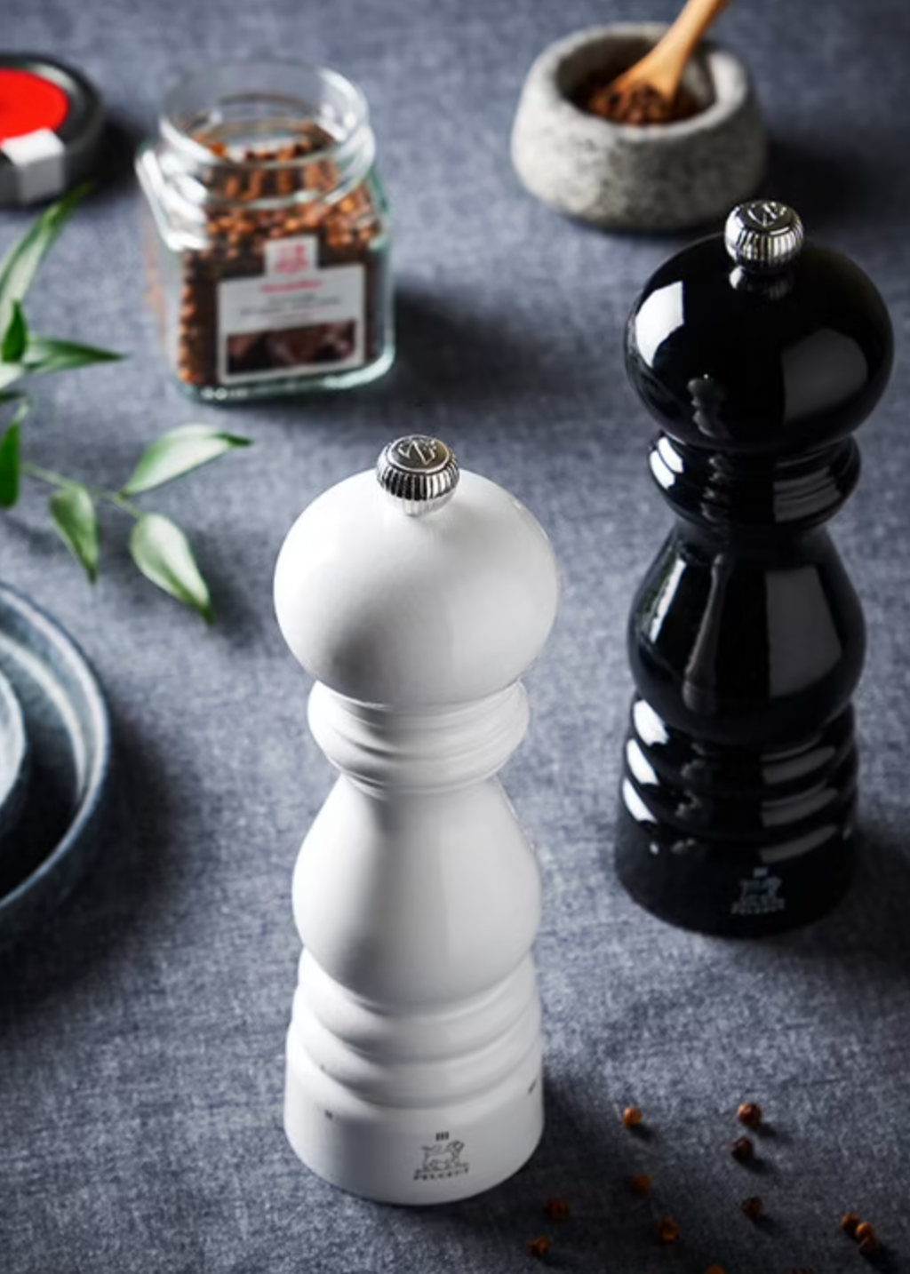 7" Paris Pepper Mill | White Lacquer