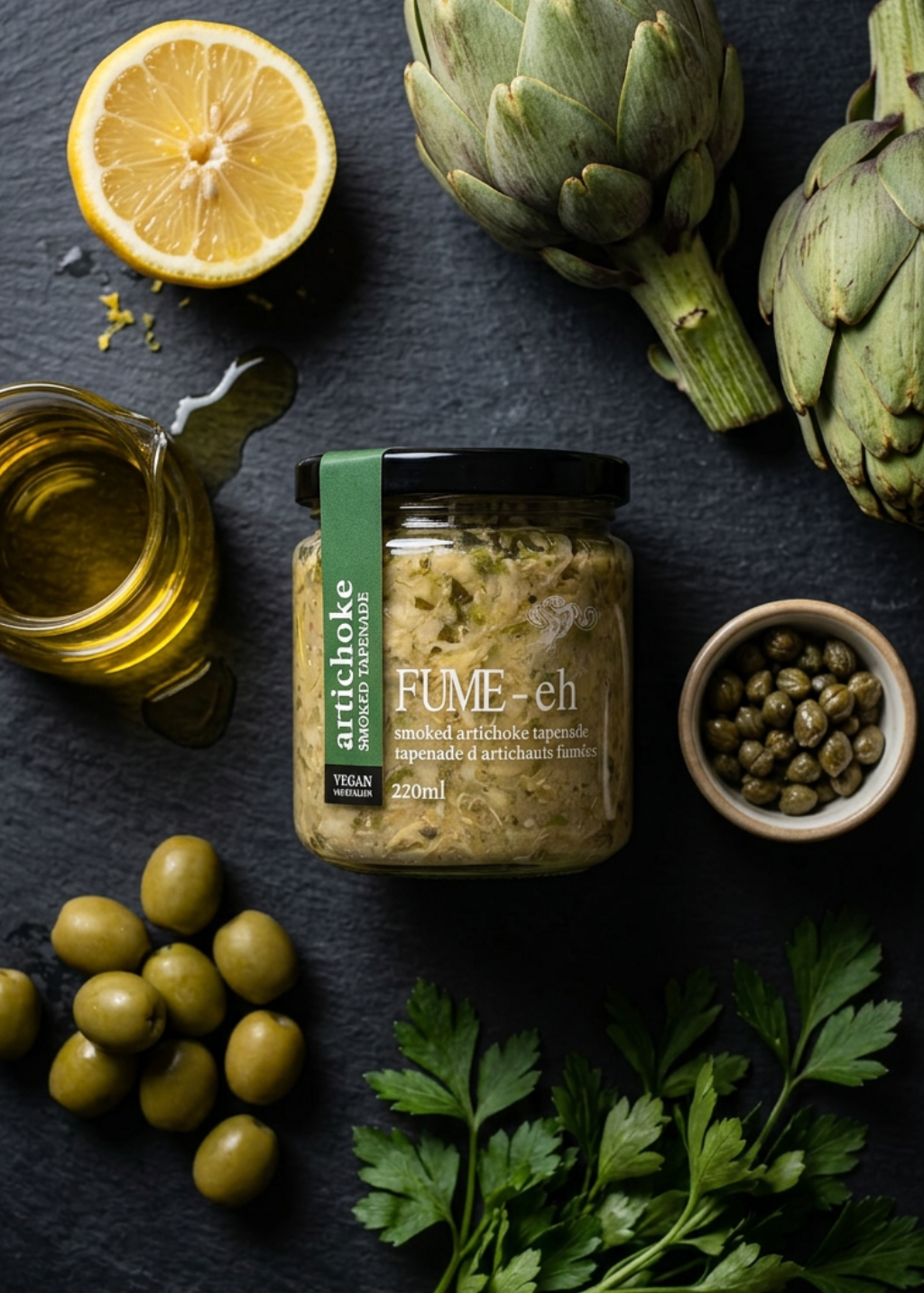 Smoked Artichoke Tapenade