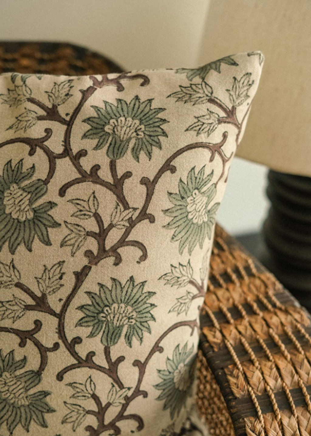 20x20 Ishani Block Print Pillow