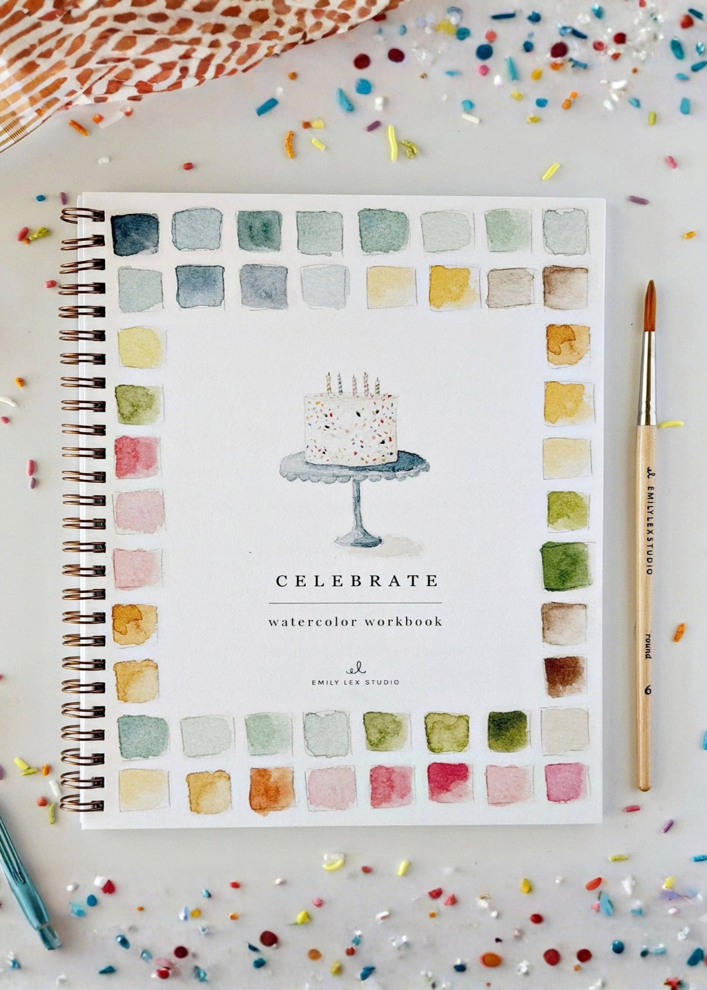 Watercolour Workbook | Celebrate