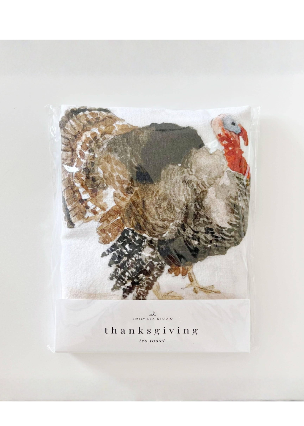 Thanksgiving cotton flour sack tea towel
