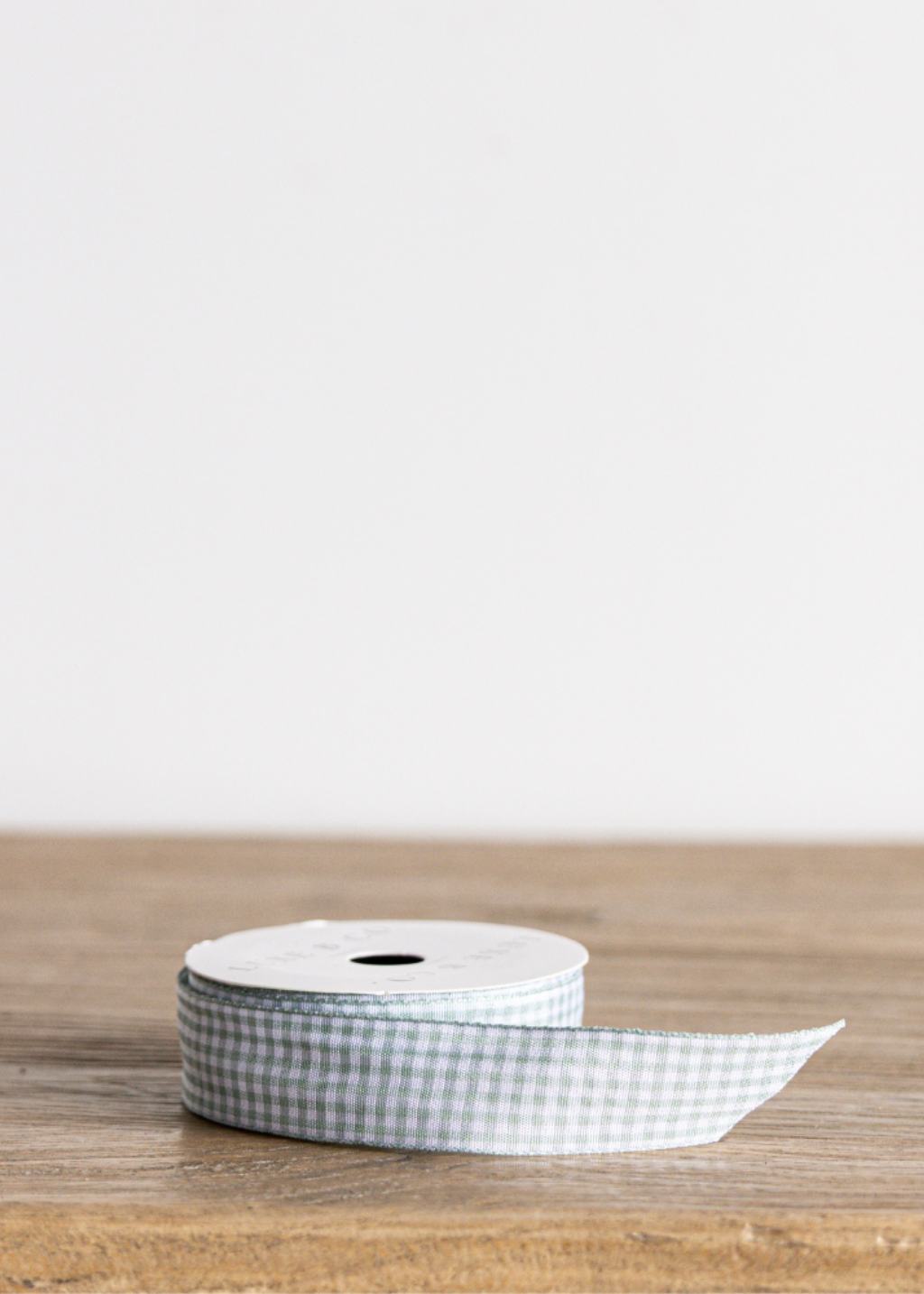 Gingham Seafoam Blue Ribbon