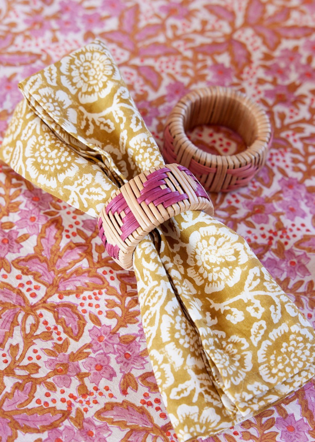 Set of 2 Table Napkins | Kamala Absinthe