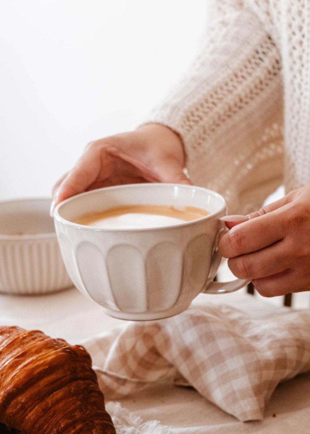 The Large Fluted Ceramic Mug