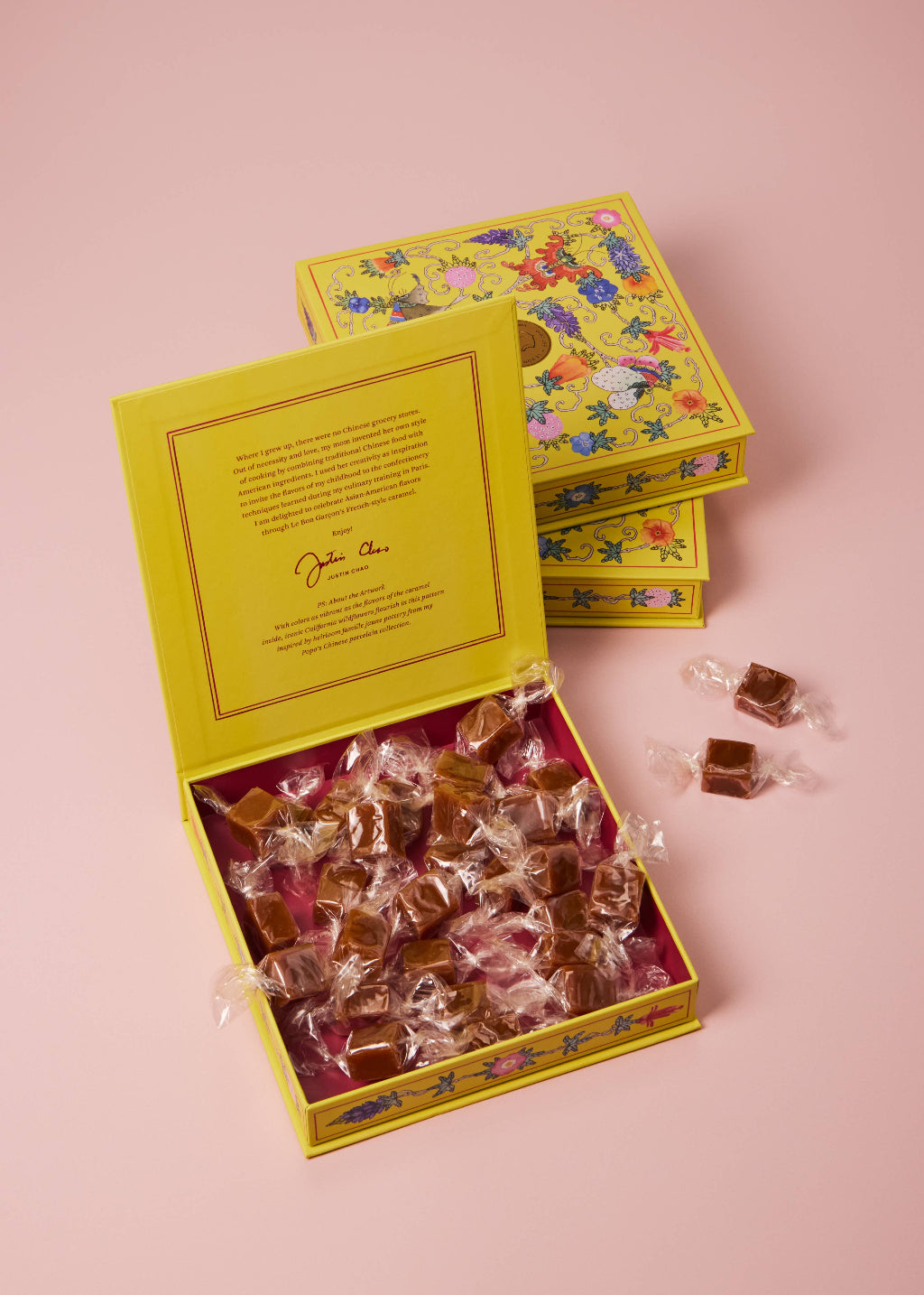 P.O.G. Caramels | Yellow Floral 6 oz