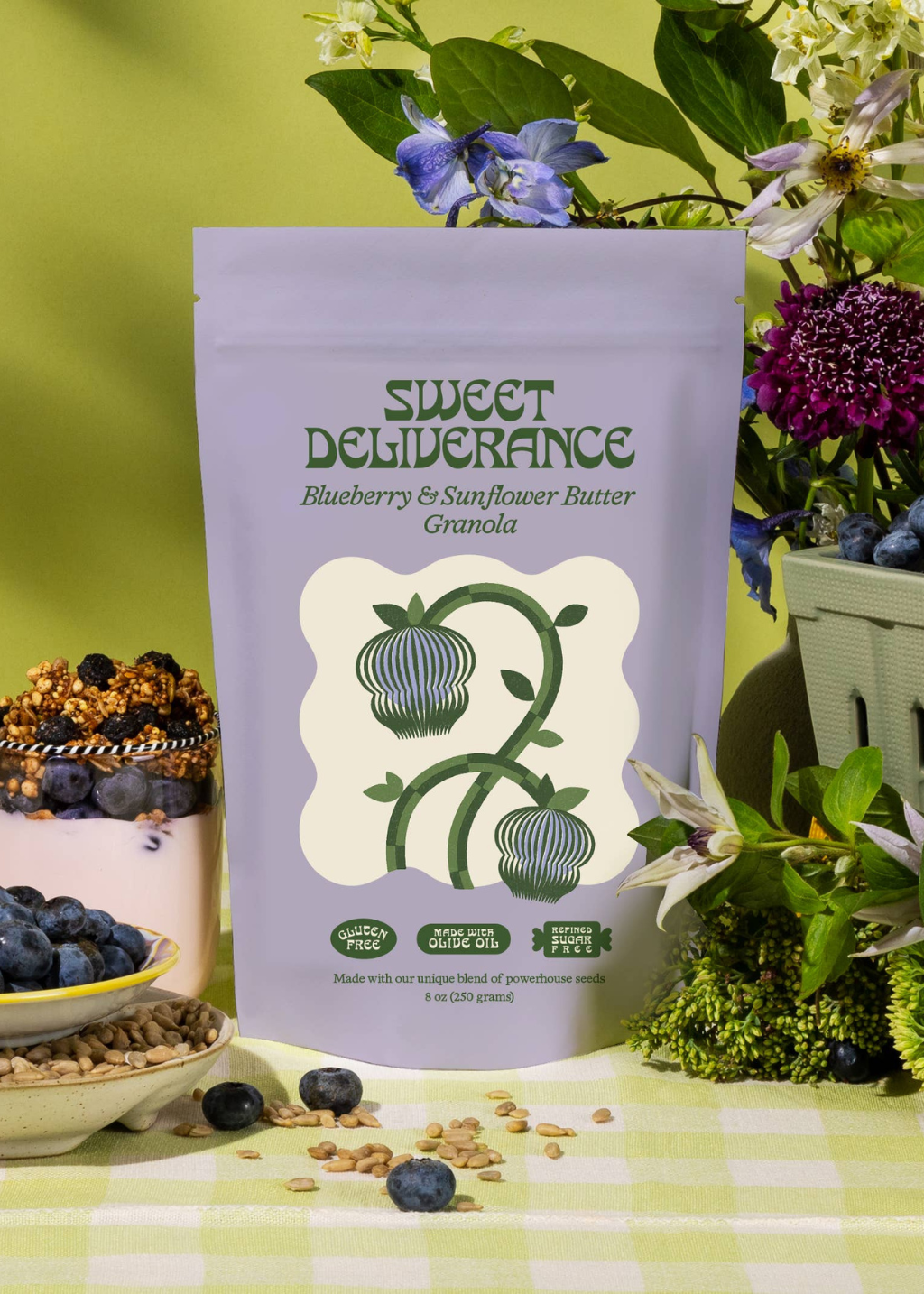 Blueberry & Sunflower Butter Granola