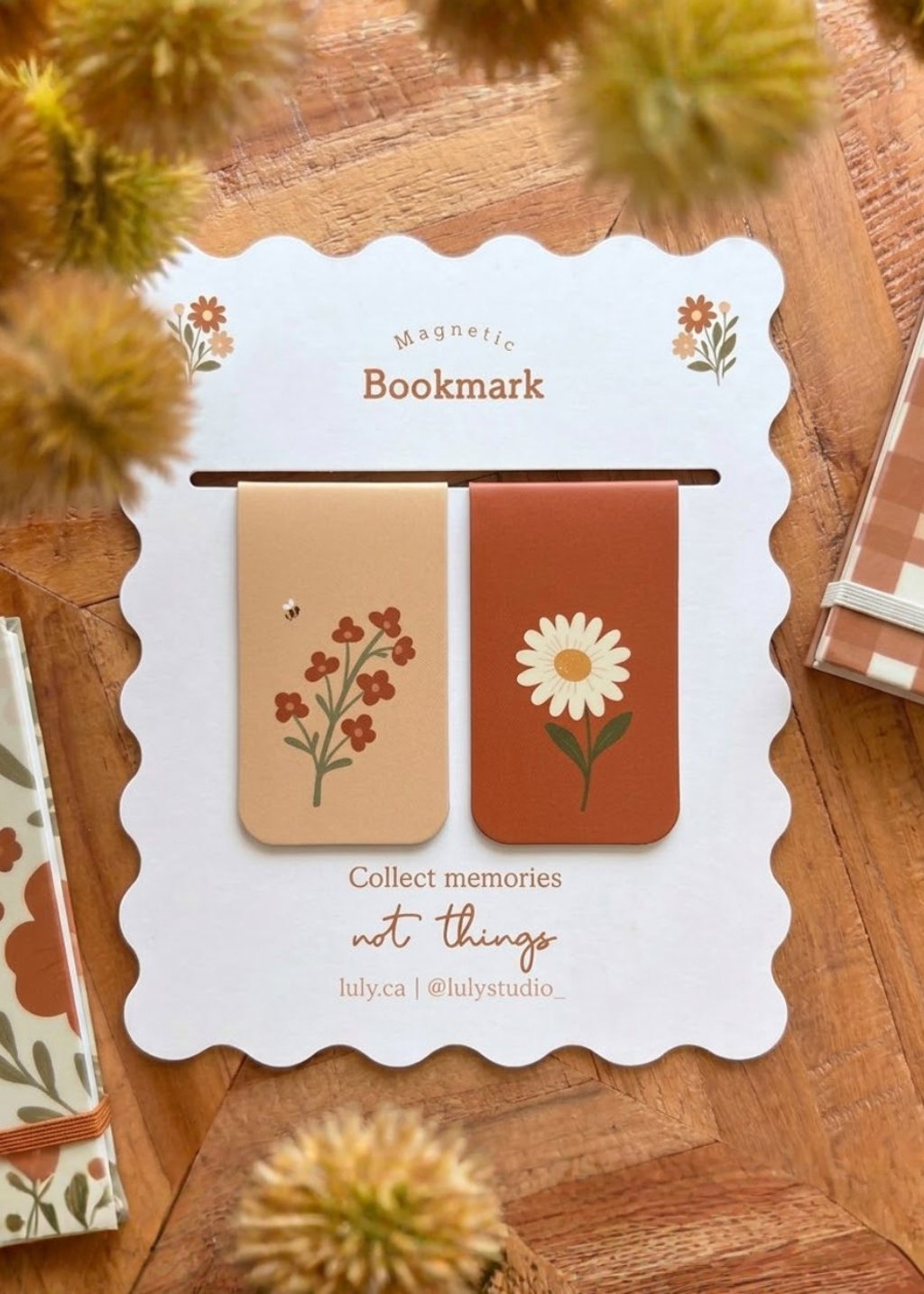 Magnetic Bookmark | Flowers