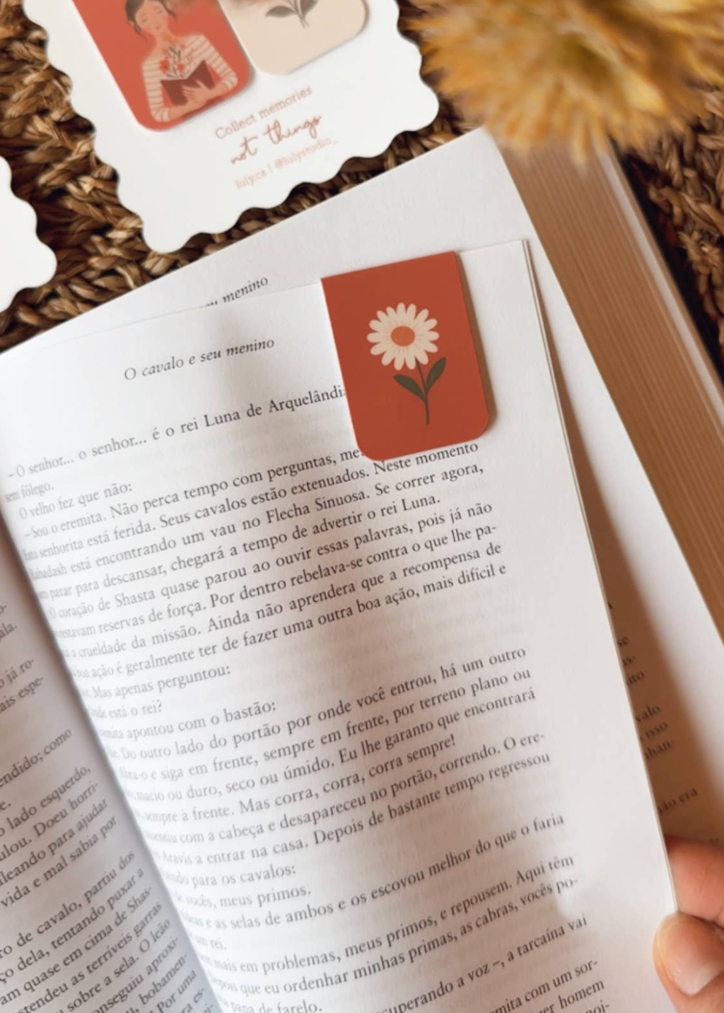 Magnetic Bookmark | Flowers