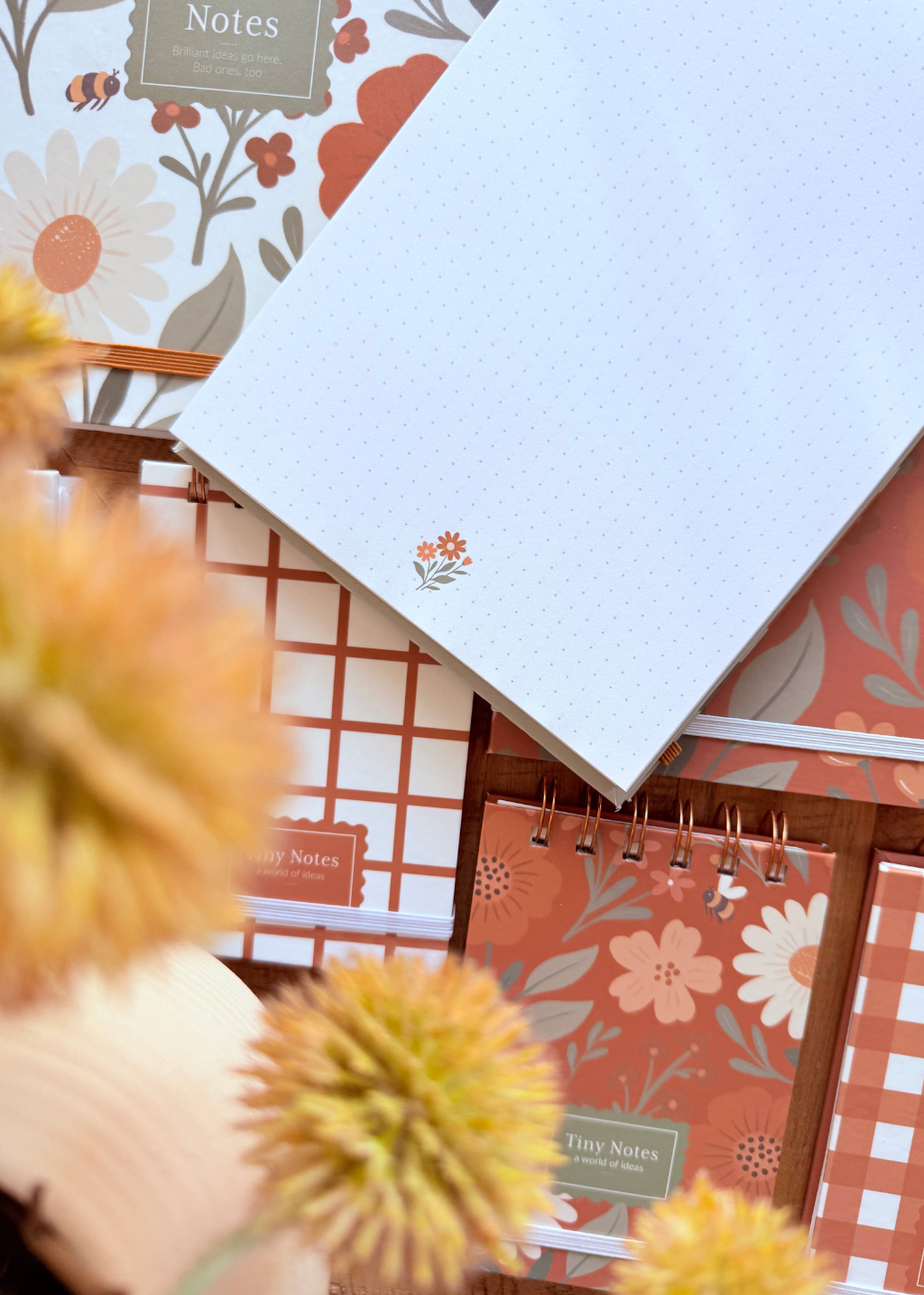 Tiny Notebook | Green & Floral
