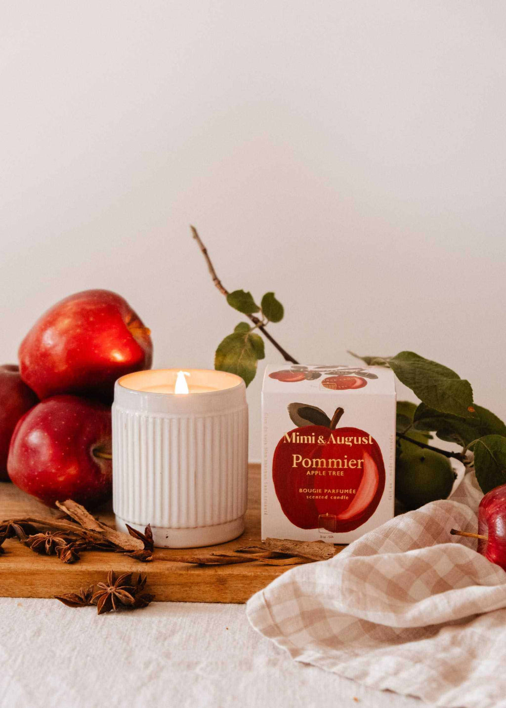 Reusable Soy Candle | Pommier 8oz
