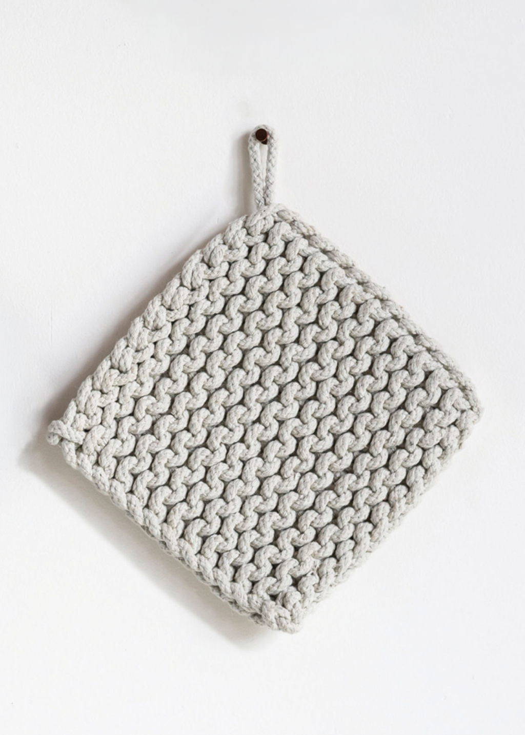 8" Sq Cotton Crochet Pot Holder | Sonoma