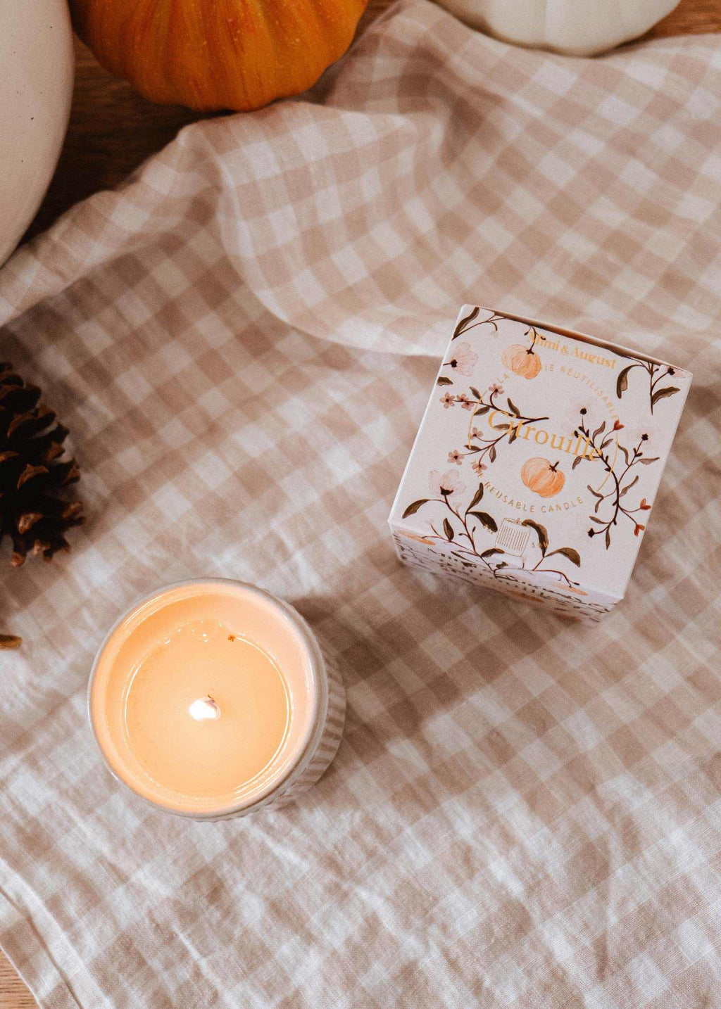 Reusable Candle | Citrouille 8oz