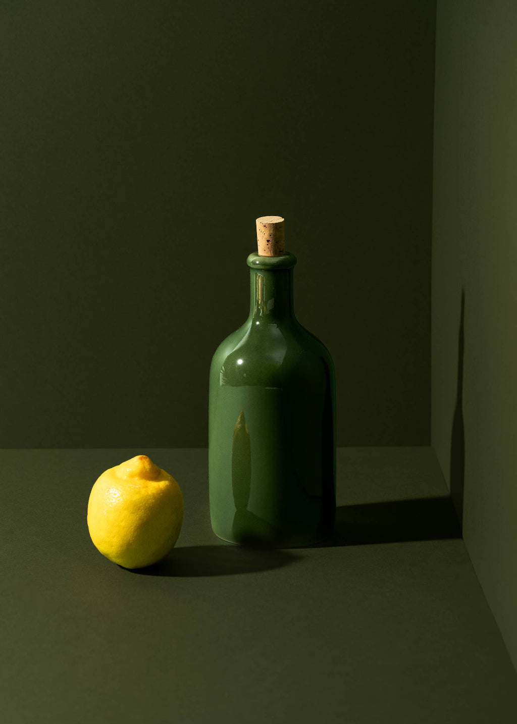 Handmade Stoneware Olive Oil Dispenser | Jazz 21 oz