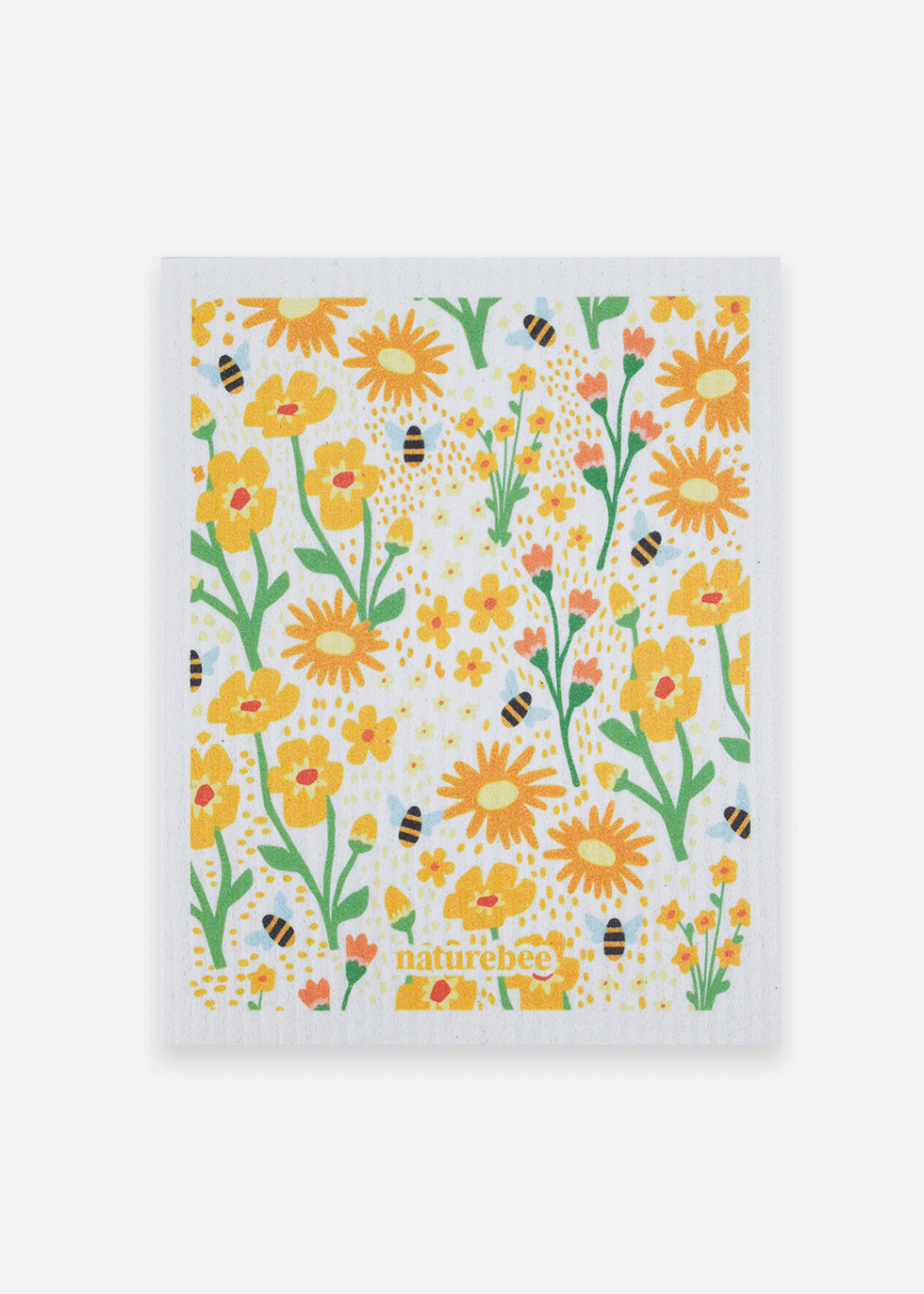 Sponge Cloth | Floral Yellow