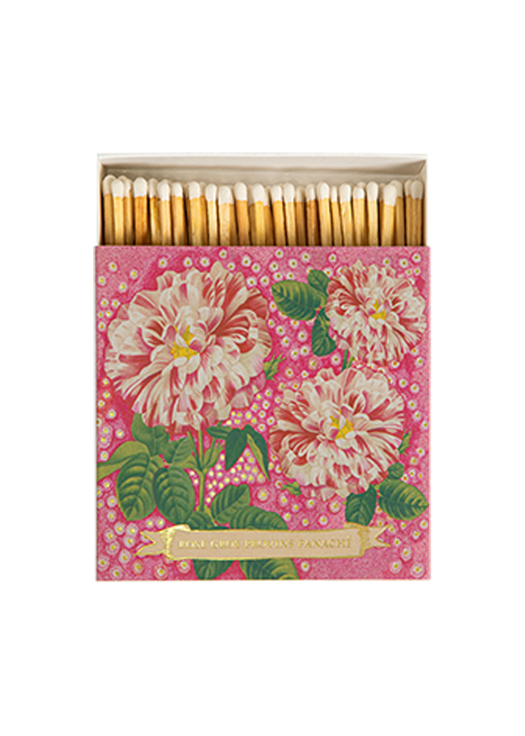 Rose Provin Petunia Square Matchbox
