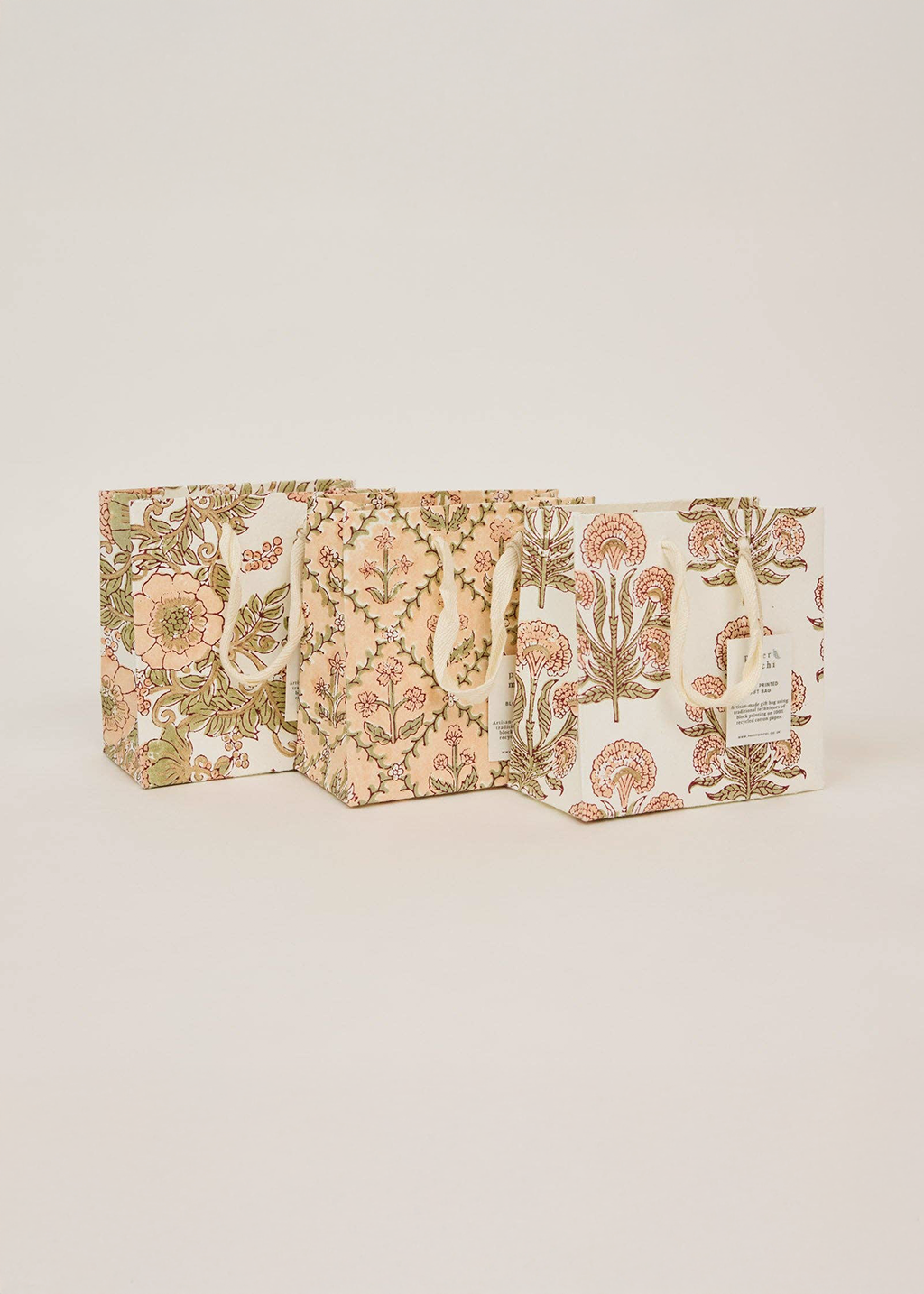 Block Print Gift Bag | Terracotta (S)