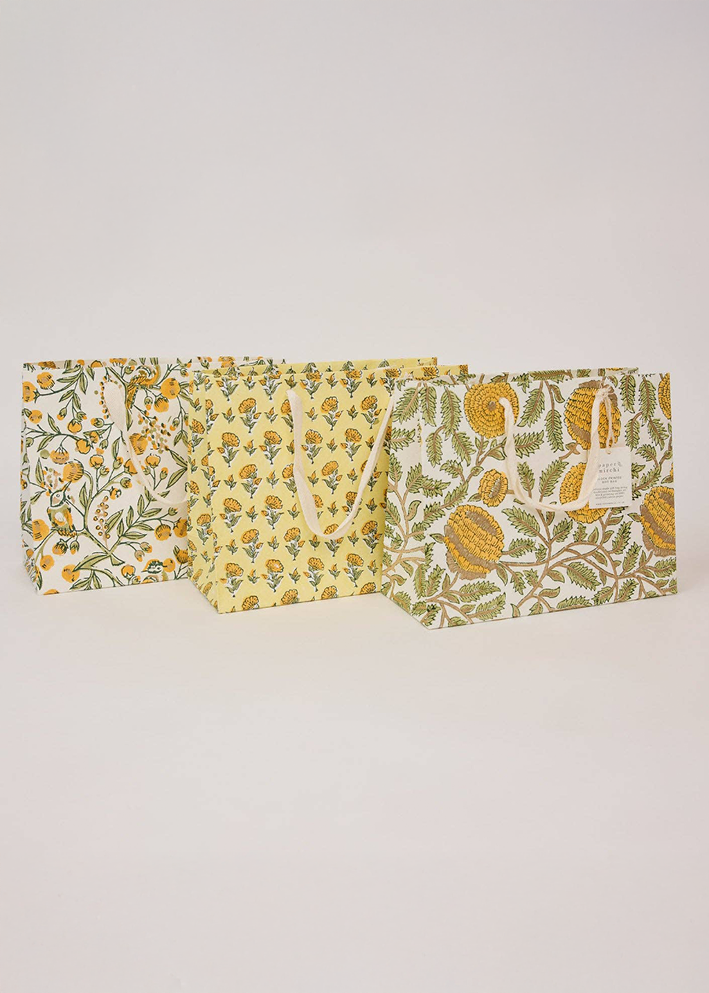Block Print Gift Bag | Sunshine Refresh (M)