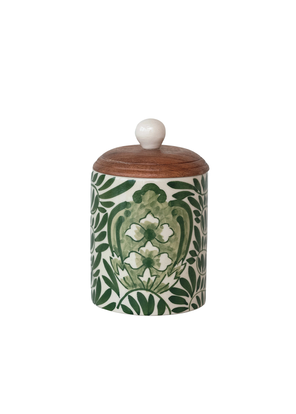 Botanical Stoneware Canister