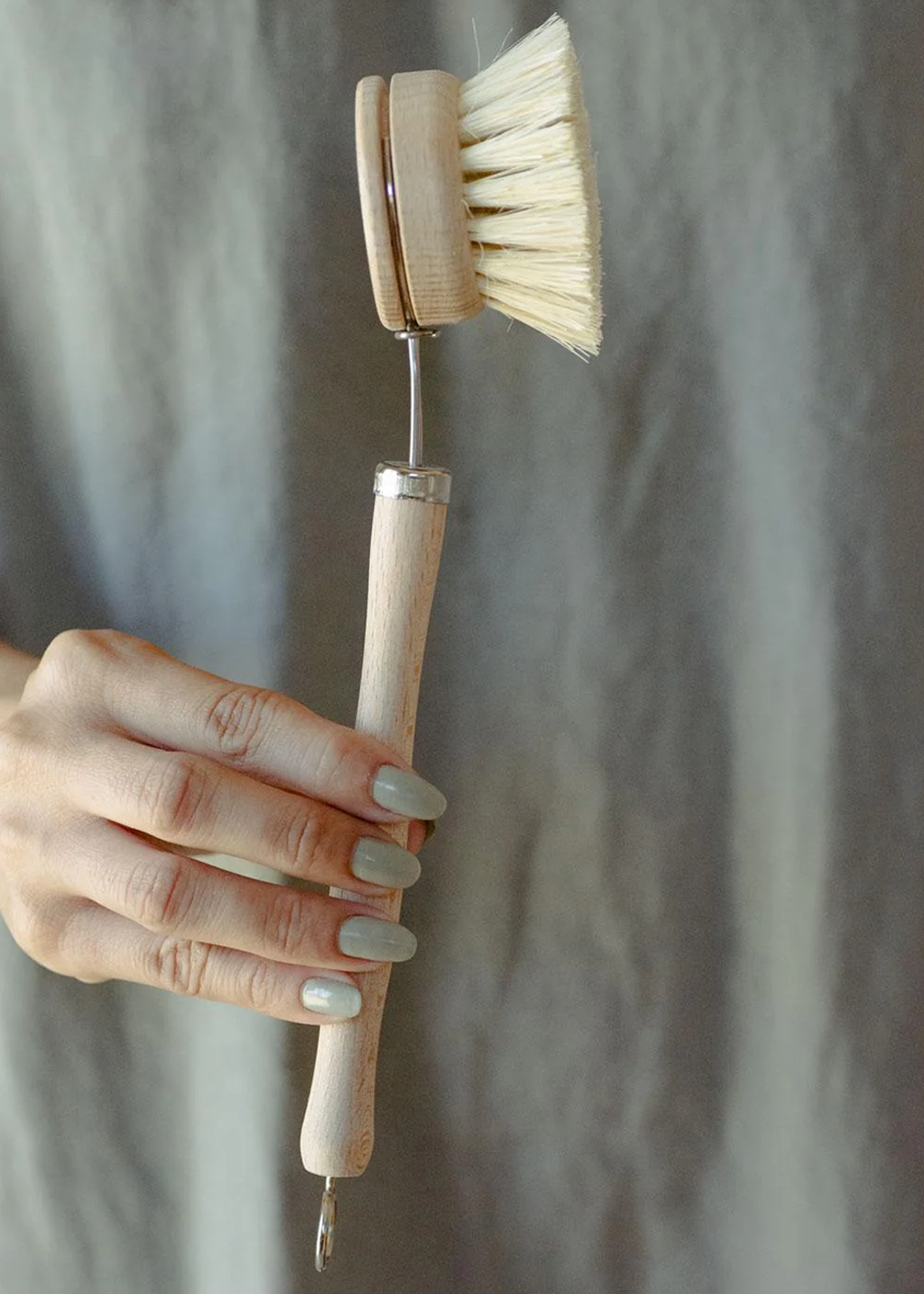 CASA AGAVE® Long Dish Brush | White Teak