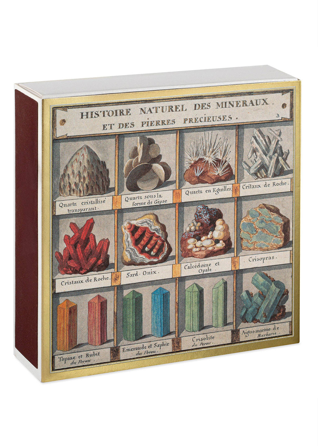 Natural History Museum Minerals Square Matchbox